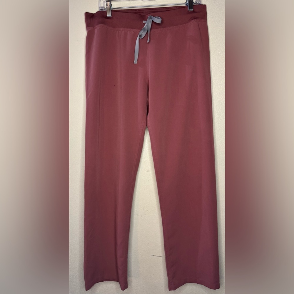 Figs Women's Mauve Drawstring Scrub Pants